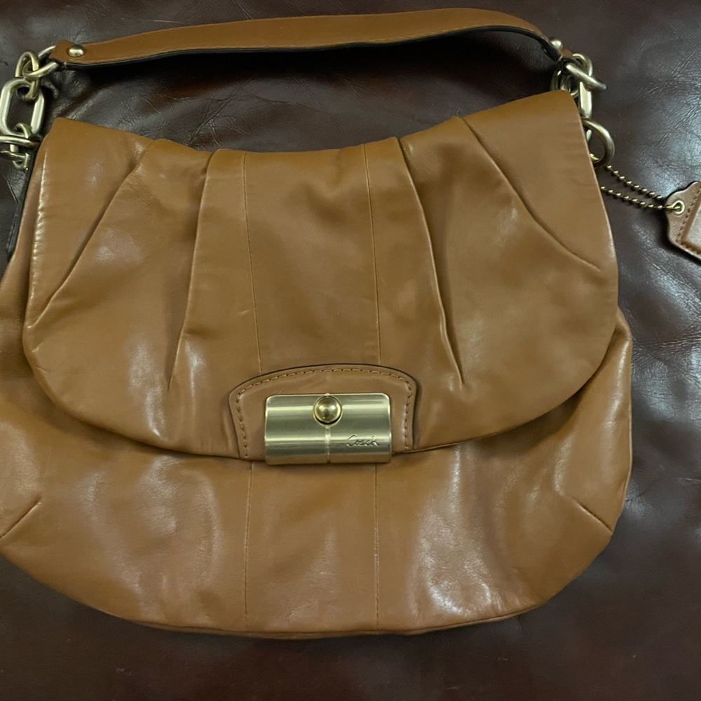 Vintage Coach Leather Shoulder Bag